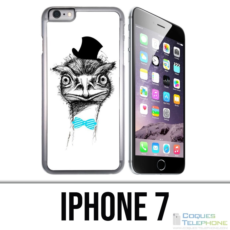 Coque iPhone 7 - Funny Autruche