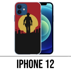 Coque iPhone 12 - Red Dead Redemption Sun