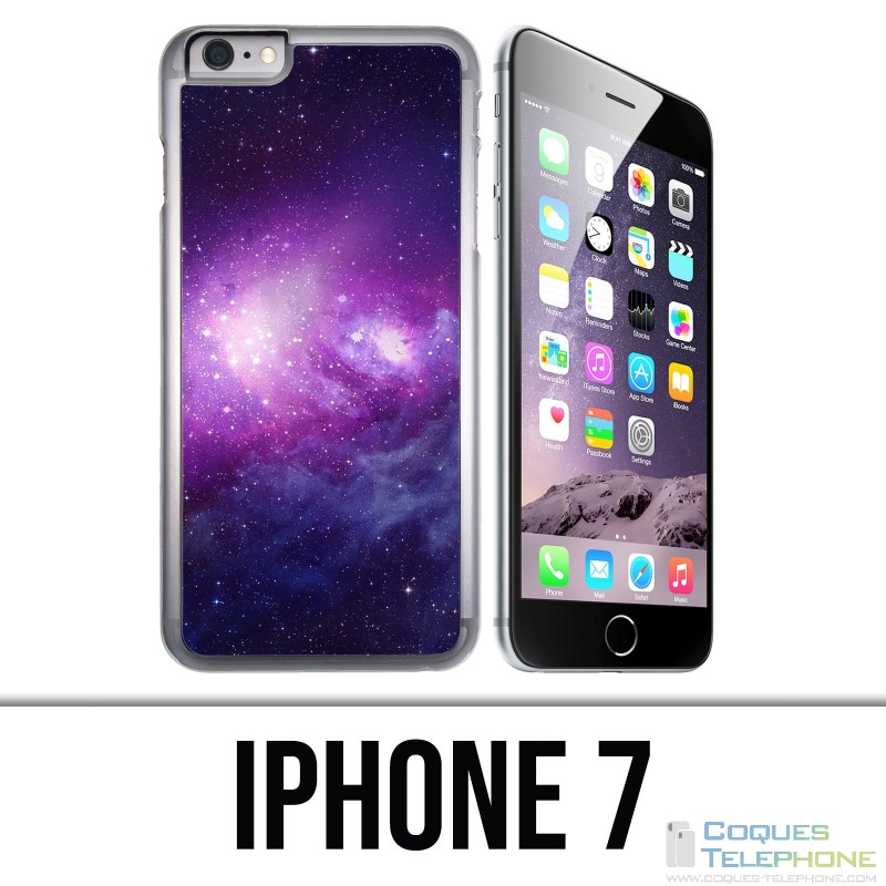 Custodia per iPhone 7: galassia viola