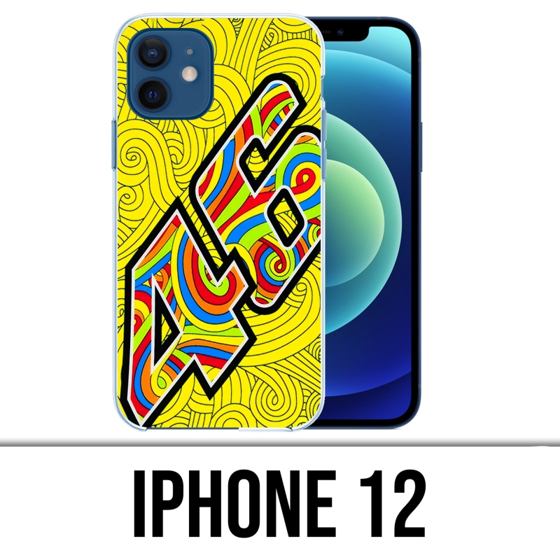 Custodia per iPhone 12 - Rossi 46 Waves