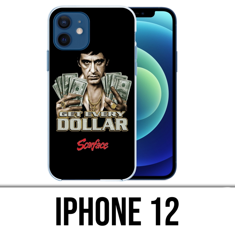 Carcasa para iPhone 12 - Scarface Get Dollars