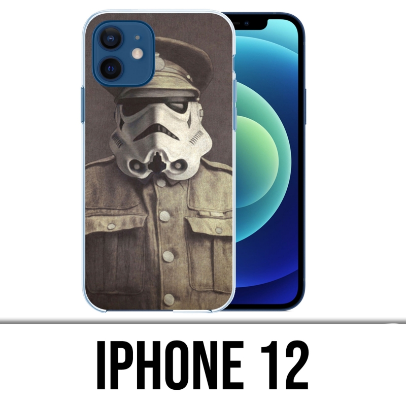 Funda para iPhone 12 - Star Wars Vintage Stromtrooper