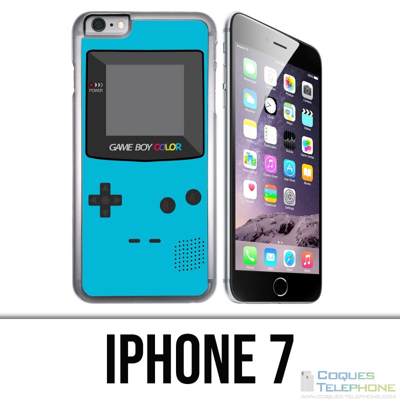 Custodia per iPhone 7 - Game Boy Color Turquoise