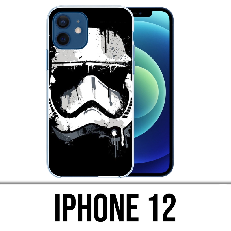 Coque iPhone 12 - Stormtrooper Paint