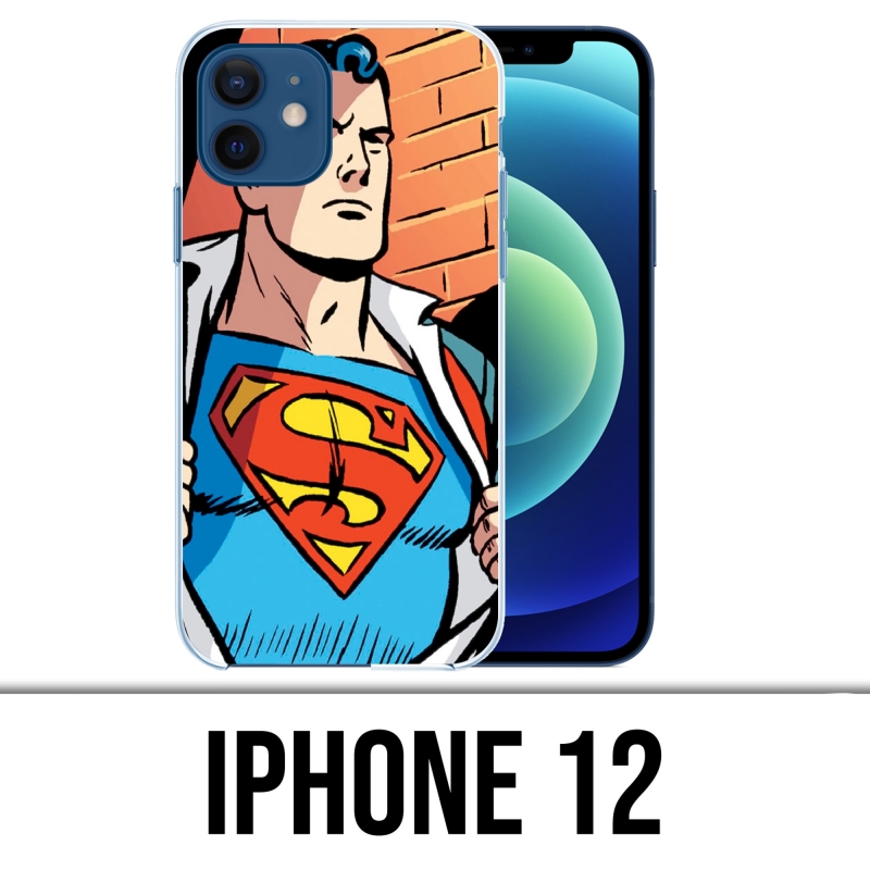 Coque iPhone 12 - Superman Comics