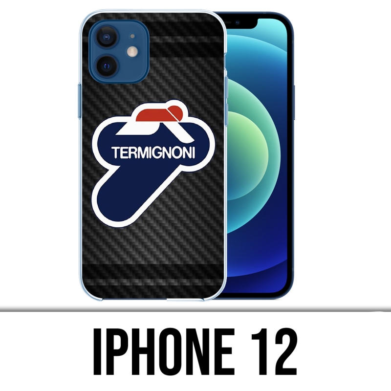 Coque iPhone 12 - Termignoni Carbone