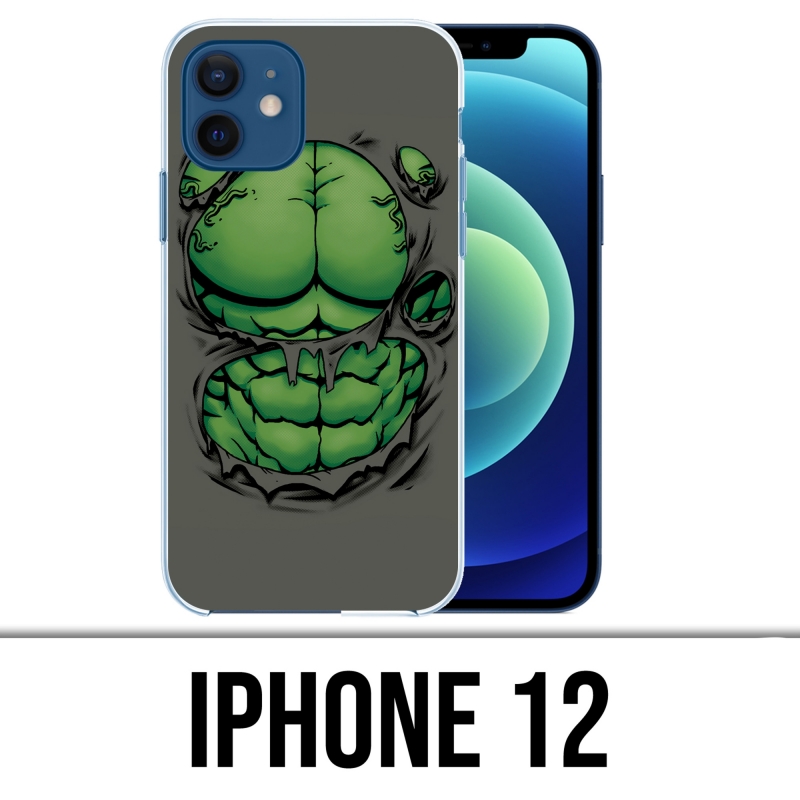 Custodia per iPhone 12 - Torso di Hulk