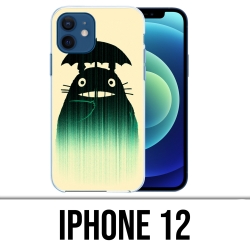 Coque iPhone 12 - Totoro Parapluie
