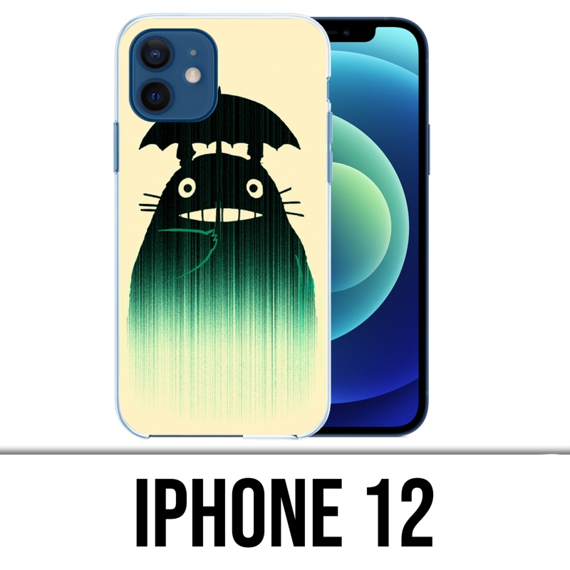Custodia per iPhone 12 - Ombrello Totoro