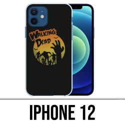 Coque iPhone 12 - Walking Dead Logo Vintage