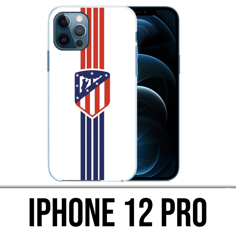 Custodia per iPhone 12 Pro - Pallone da calcio Athletico Madrid