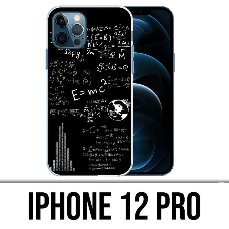 Coque iPhone 12 Pro - E égale Mc2