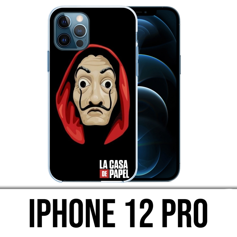 Funda iPhone 12 Pro - La Casa De Papel - Máscara Dalí