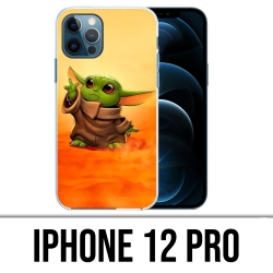 Funda para iPhone 12 Pro - Star Wars Baby Yoda Fanart