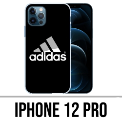 Custodia per iPhone 12 Pro - Logo Adidas nera