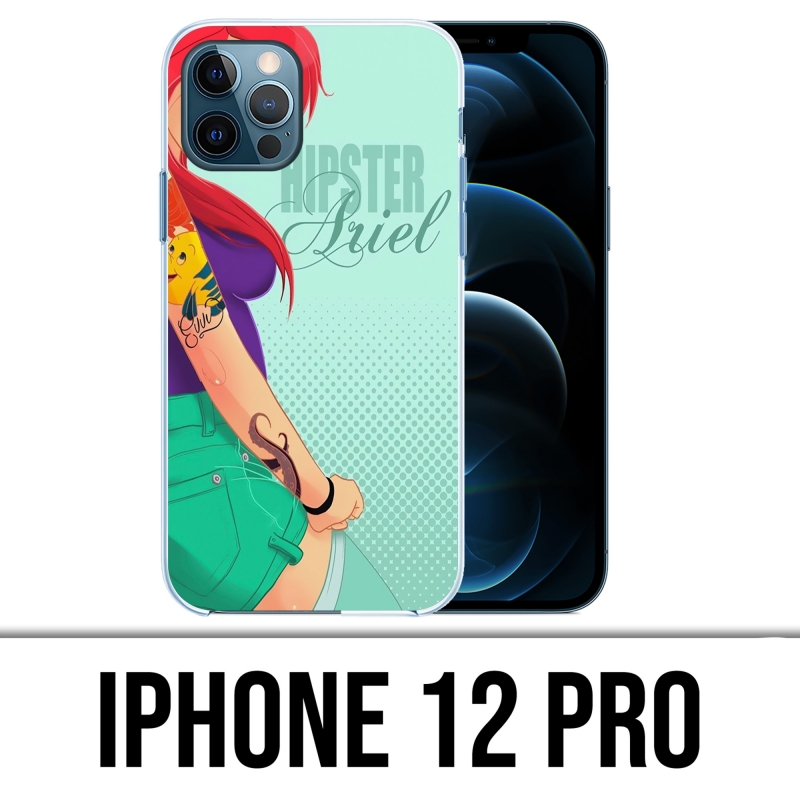 Coque iPhone 12 Pro - Ariel Sirène Hipster