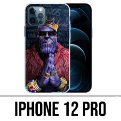 Coque iPhone 12 Pro - Avengers Thanos King