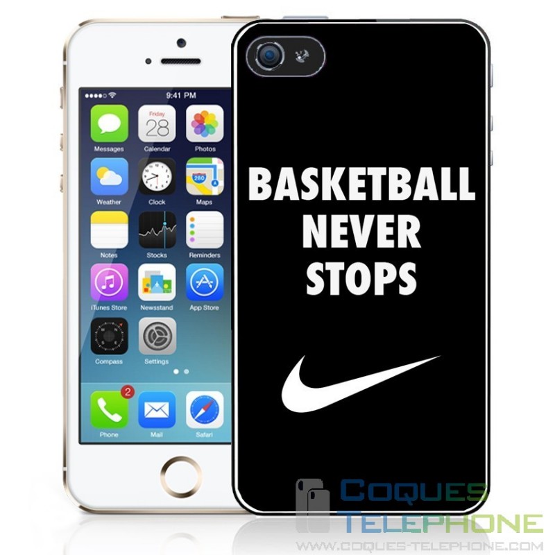 Centrar lazo Obediencia Funda para teléfono Baloncesto Never Stop - Nike Modele iPhone 11