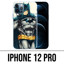 Coque iPhone 12 Pro - Batman Paint Art