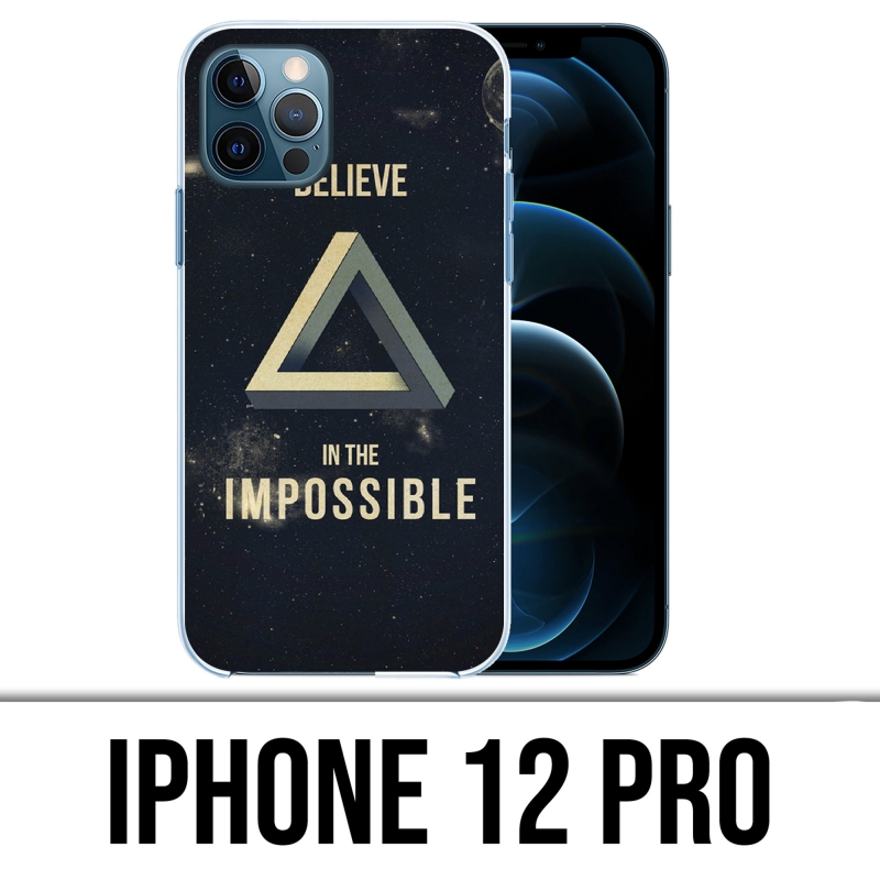 Coque iPhone 12 Pro - Believe Impossible