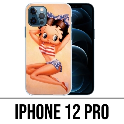 Coque iPhone 12 Pro - Betty Boop Vintage