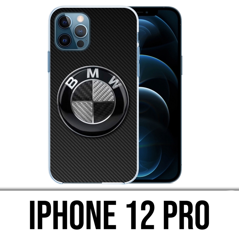 Funda para iPhone 12 Pro - Bmw Logo Carbon