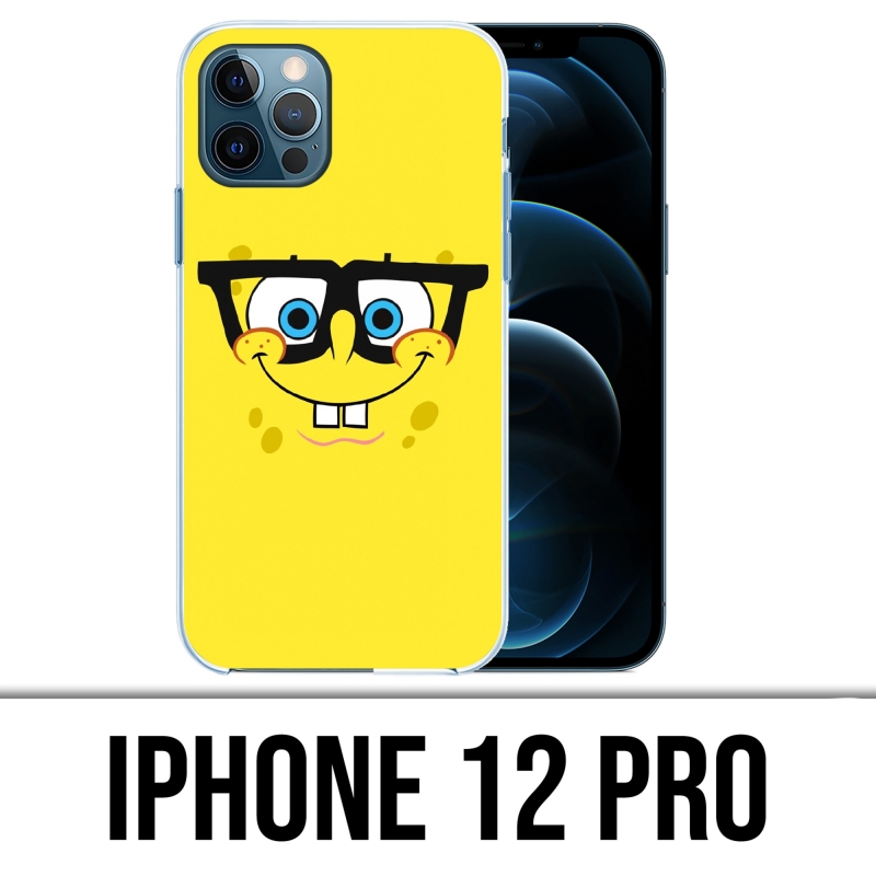 Coque iPhone 12 Pro - Bob Éponge Lunettes