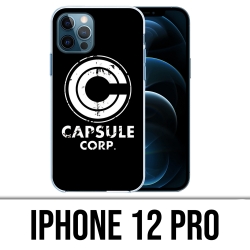 Coque iPhone 12 Pro - Capsule Corp Dragon Ball