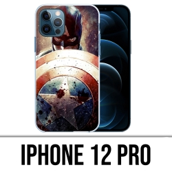 IPhone 12 Pro Case - Captain America Grunge Avengers