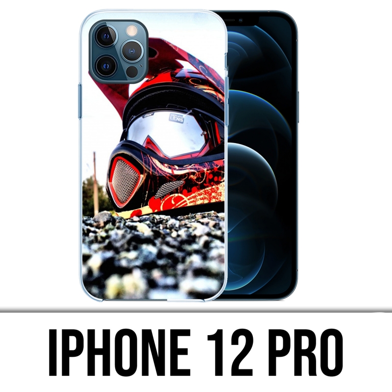 Custodia per iPhone 12 Pro - Casco da moto Cross