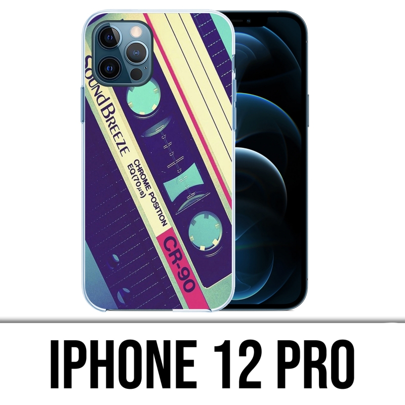 Coque iPhone 12 Pro - Cassette Audio Sound Breeze