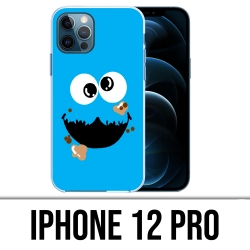 Coque iPhone 12 Pro - Cookie Monster Face