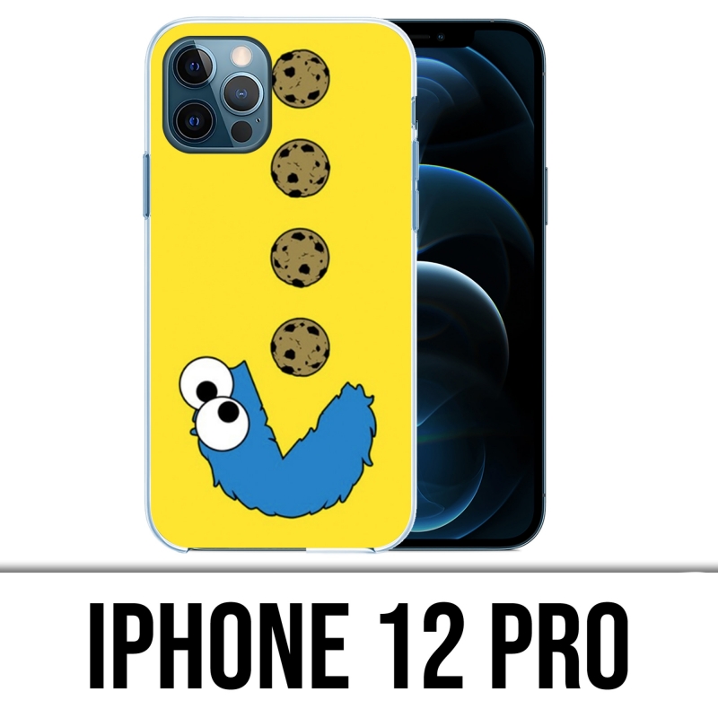 Funda para iPhone 12 Pro - Cookie Monster Pacman