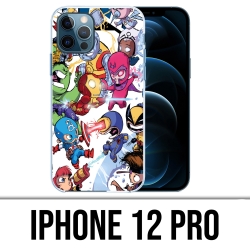 Coque iPhone 12 Pro - Cute Marvel Heroes