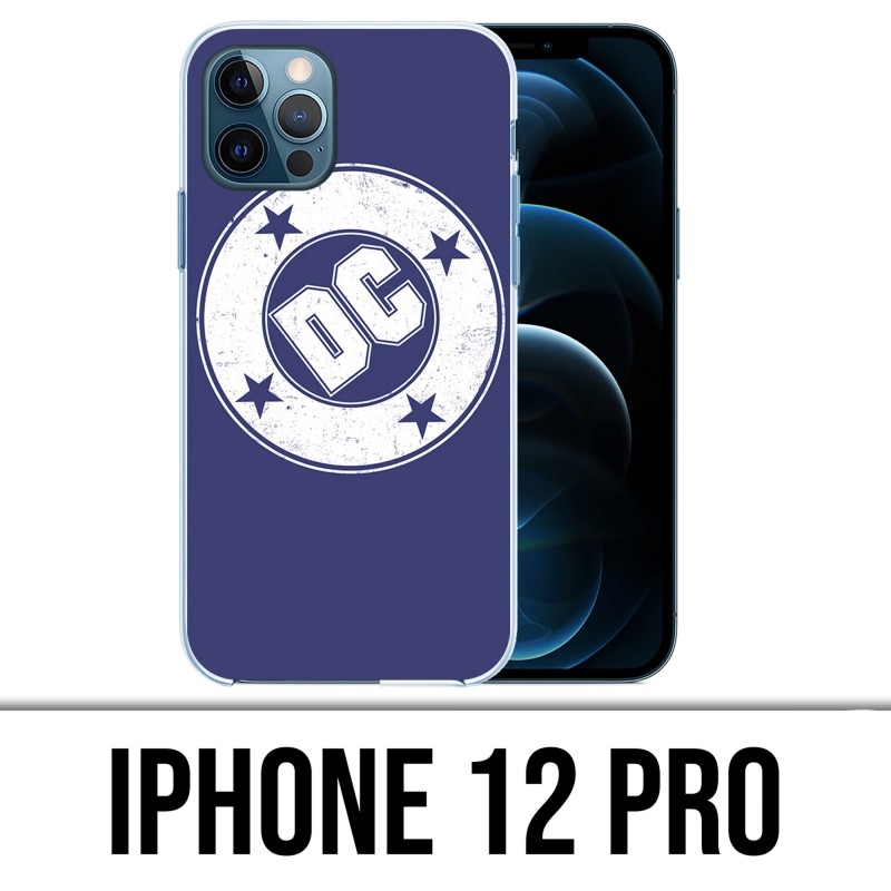 Funda para iPhone 12 Pro - Dc Comics Logo Vintage