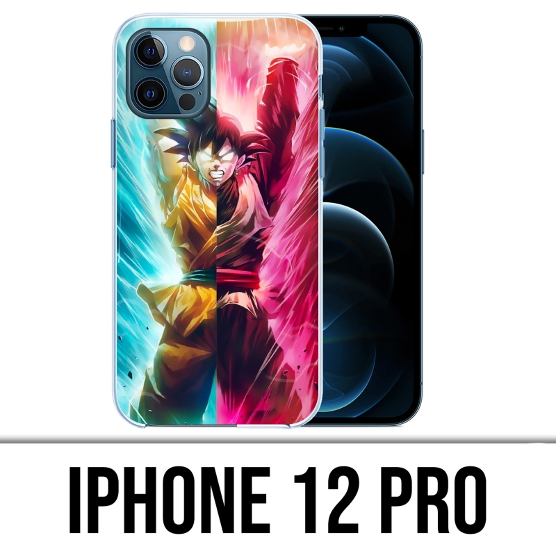 Coque iPhone 12 Pro - Dragon Ball Black Goku