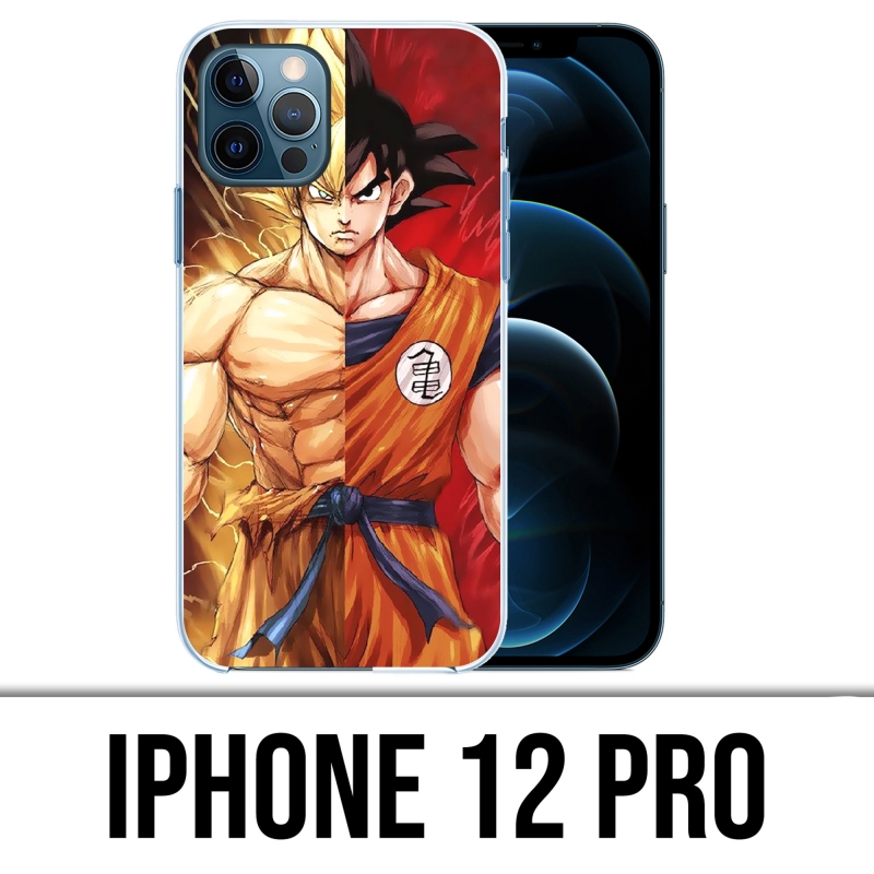 Coque iPhone 12 Pro - Dragon Ball Goku Super Saiyan