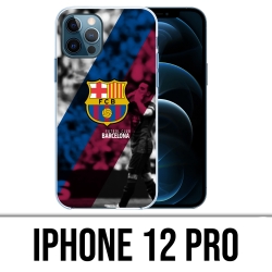 Coque iPhone 12 Pro - Football Fcb Barca