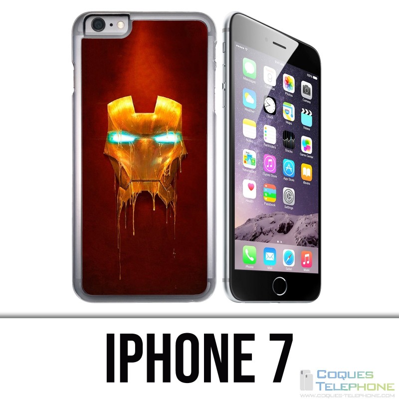 Coque iPhone 7 - Iron Man Gold