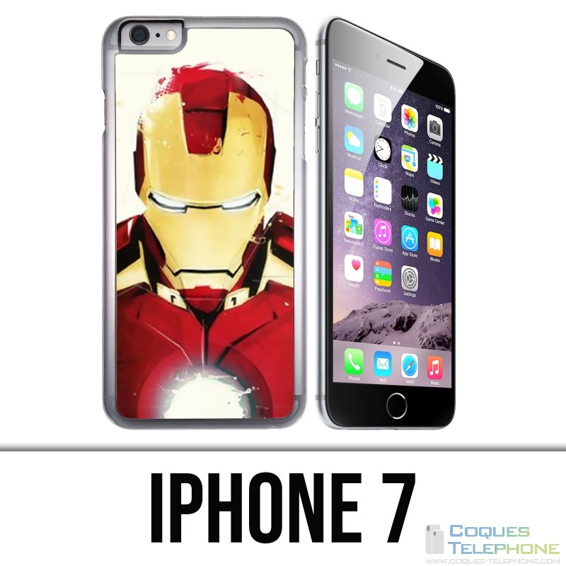 Funda iPhone 7 - Iron Man Paintart