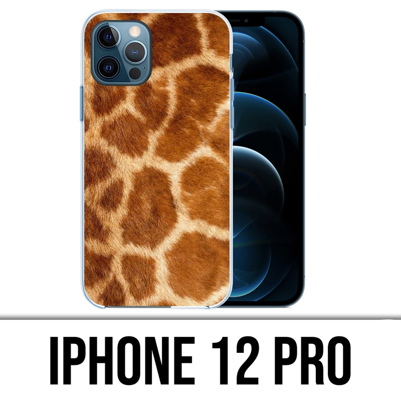 Custodia per iPhone 12 Pro - Pelliccia di giraffa