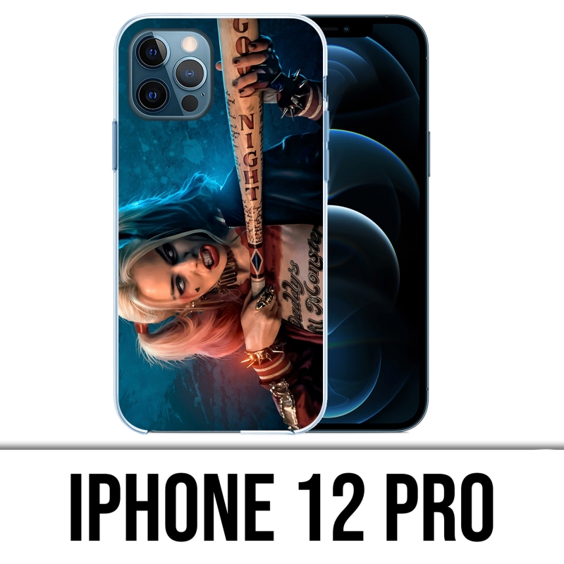 Coque iPhone 12 Pro - Harley-Quinn-Batte