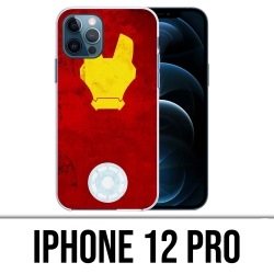 Coque iPhone 12 Pro - Iron Man Art Design