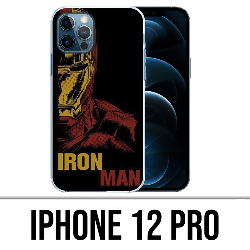 Coque iPhone 12 Pro - Iron Man Comics