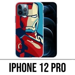 Coque iPhone 12 Pro - Iron Man Design Affiche