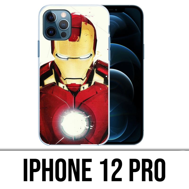 Custodia per iPhone 12 Pro - Iron Man Paintart