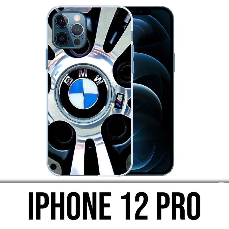 Coque iPhone 12 Pro - Jante Bmw Chrome