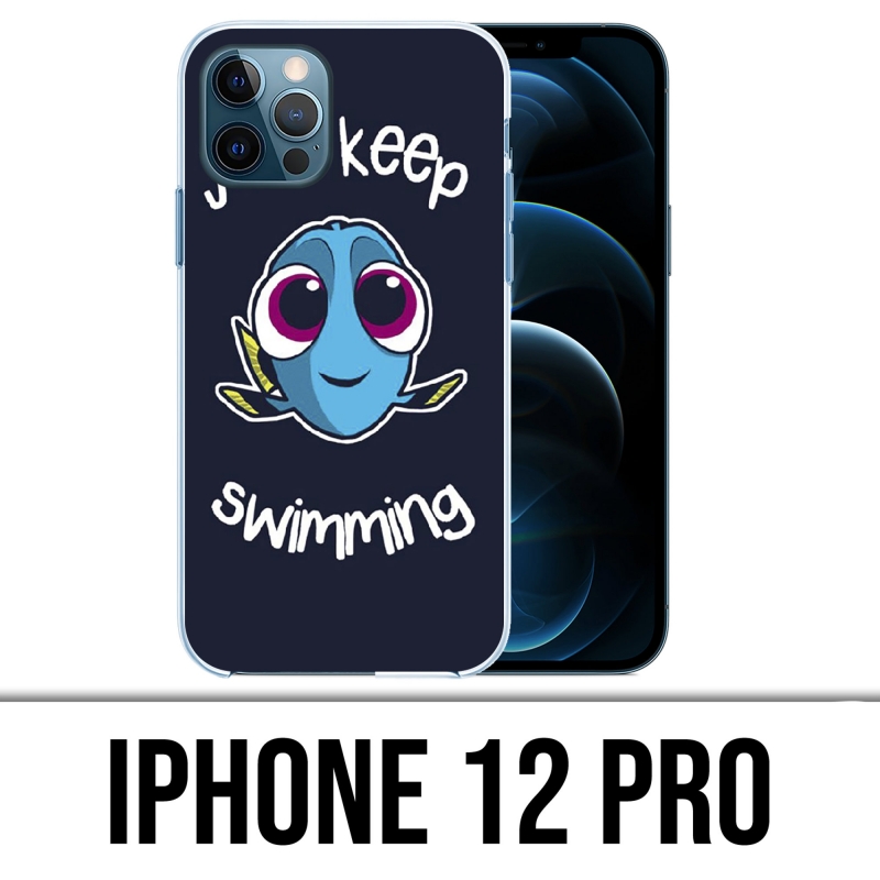 Coque iPhone 12 Pro - Just Keep Swimming