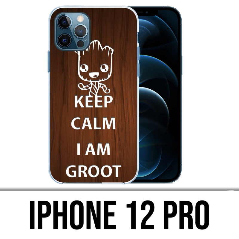 Coque iPhone 12 Pro - Keep Calm Groot