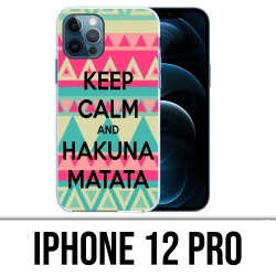 IPhone 12 Pro Case - Behalten Sie Ruhe Hakuna Mattata